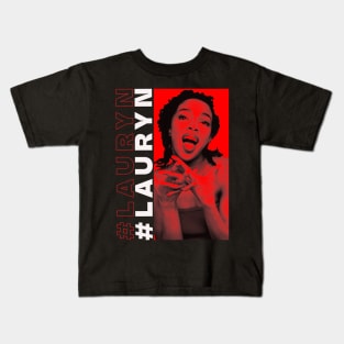 LAURYN RED SPACE Kids T-Shirt